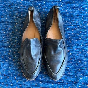Susina black leather loafers size 8.5